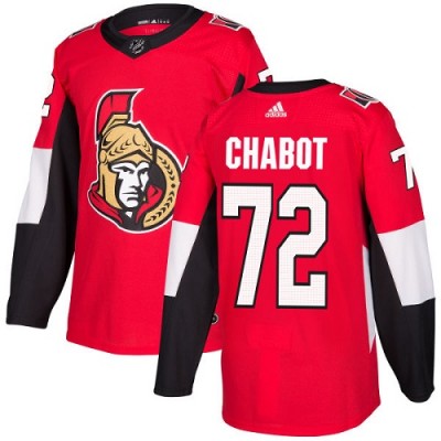 Adidas Ottawa Senators #72 Thomas Chabot Red Home Authentic Stitched NHL Jersey